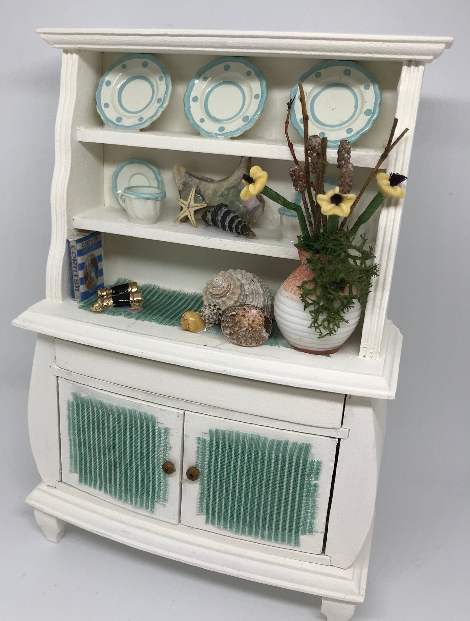 Dolls House Miniatures - 1/12th seaside themed Dresser / Hutch