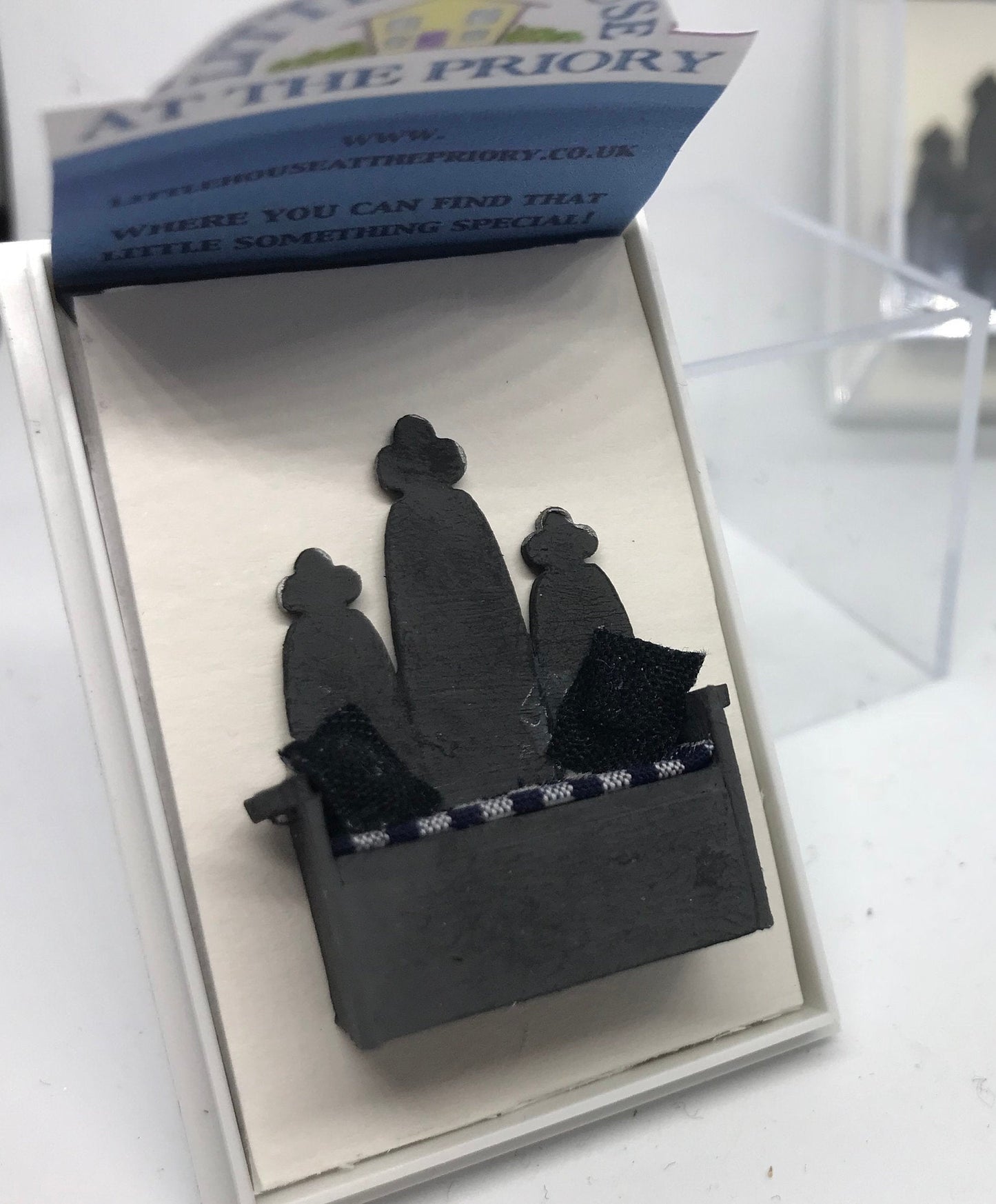 Dolls House Luxury Hand made 1/48th  Gothic Bench