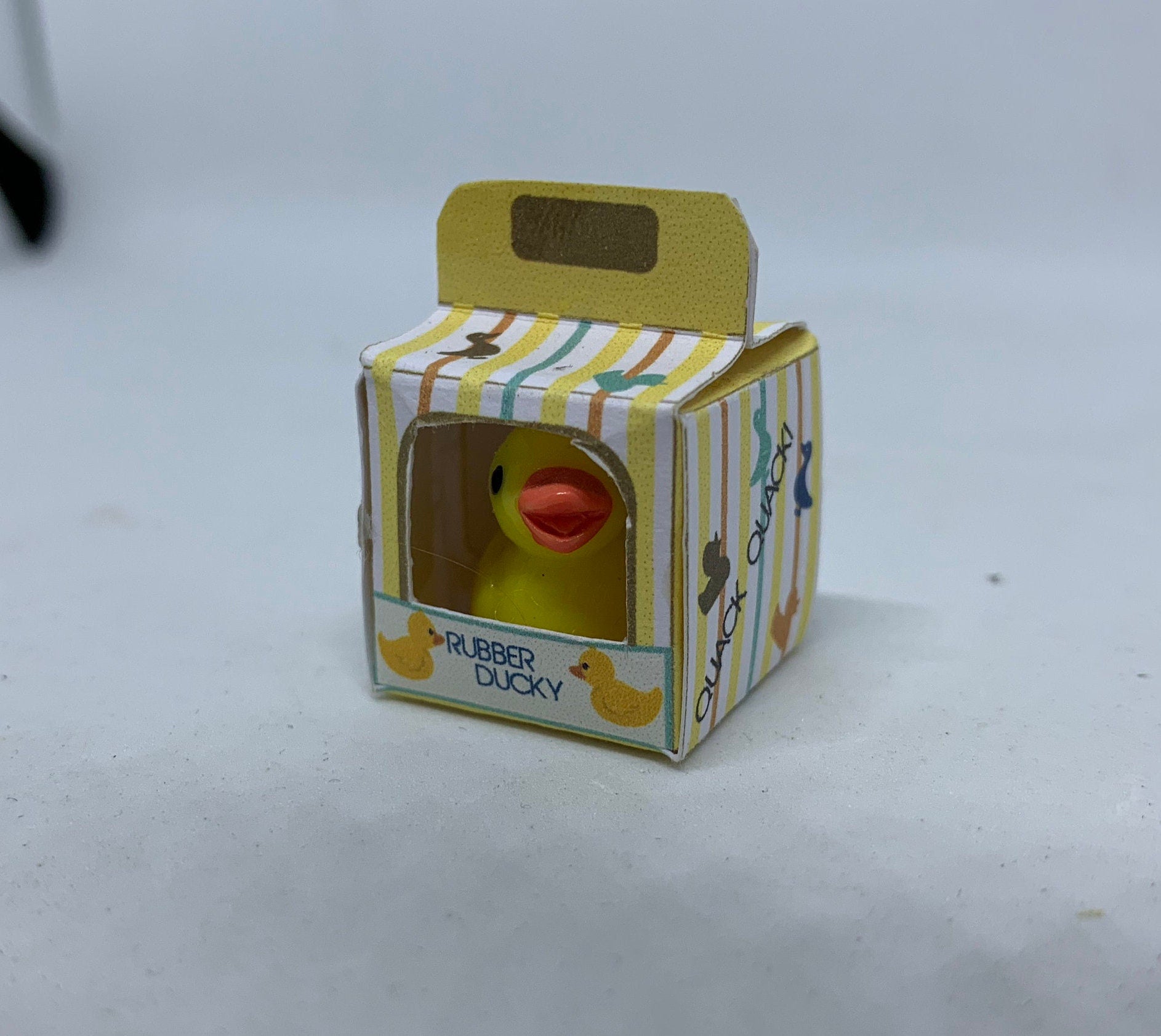 Dolls House Miniatures - Duck in a Box