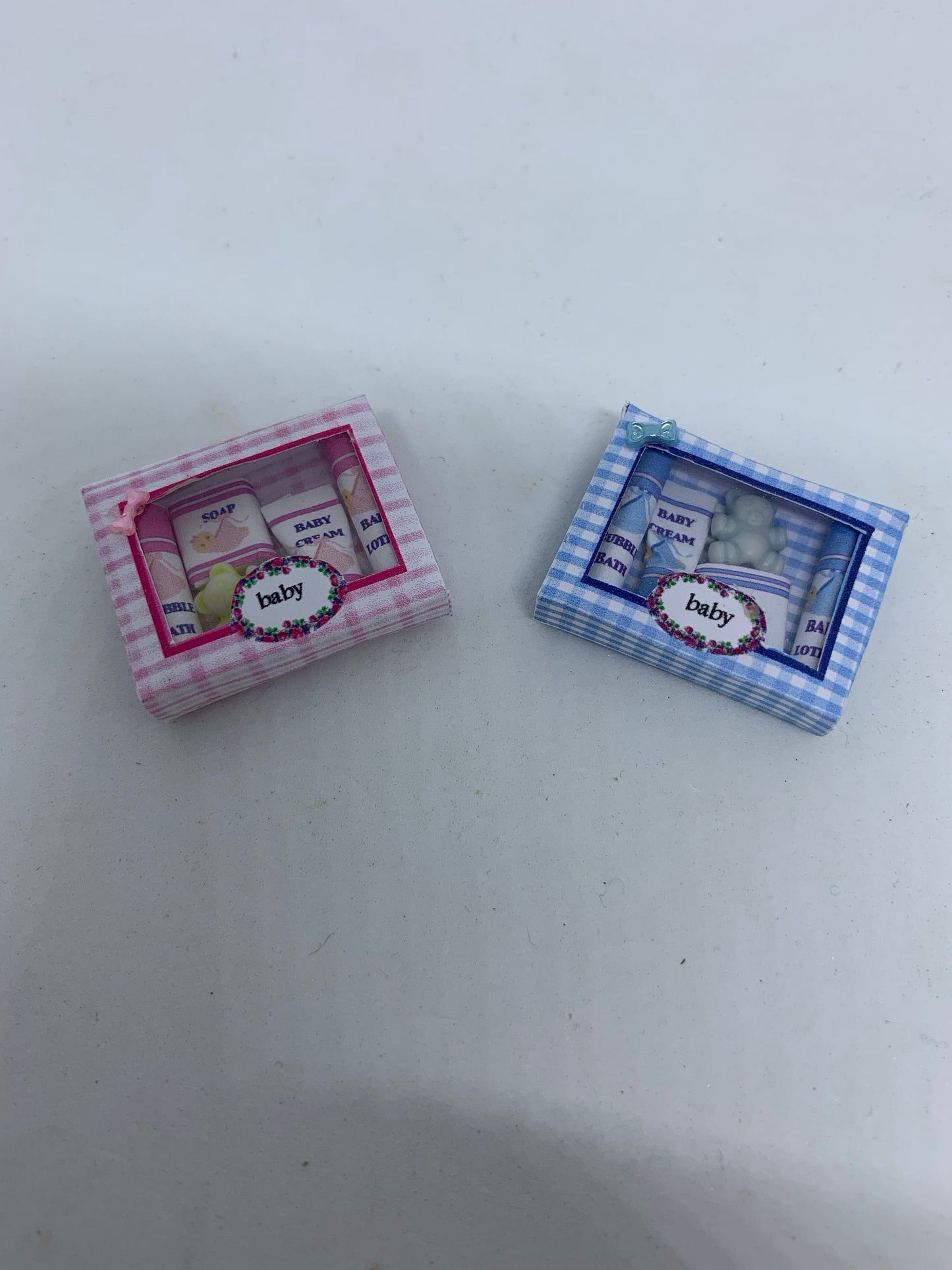Dolls House Miniatures - Baby Box (boy and girl available)