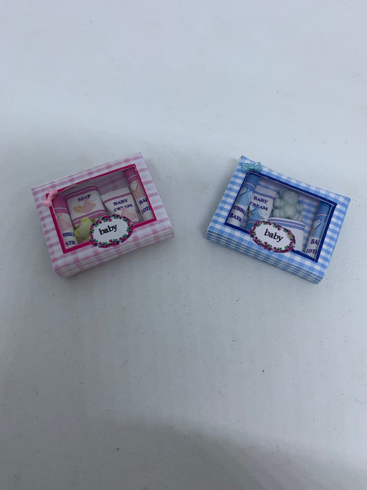 Dolls House Miniatures - Baby Box (boy and girl available)