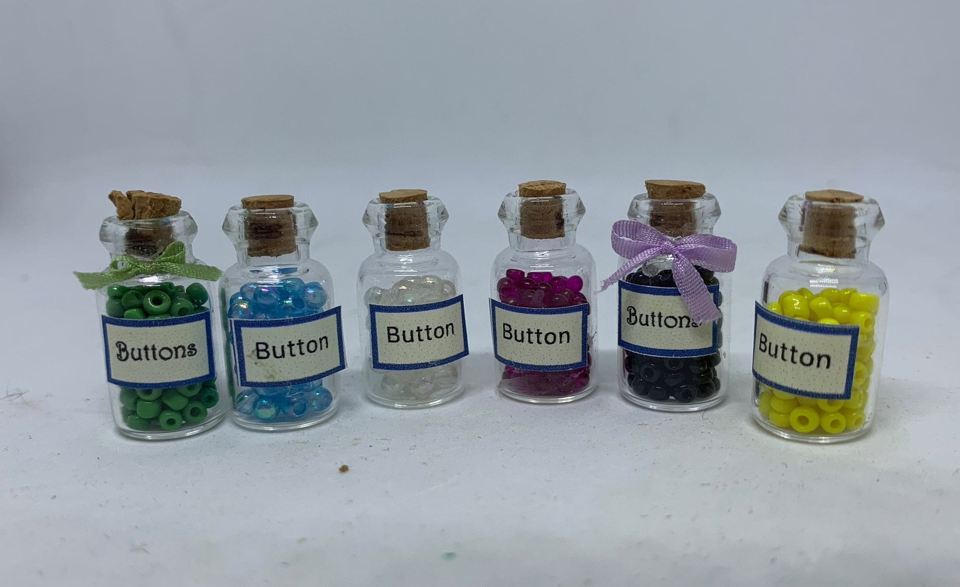 Dolls House Miniatures - Button Jar x1