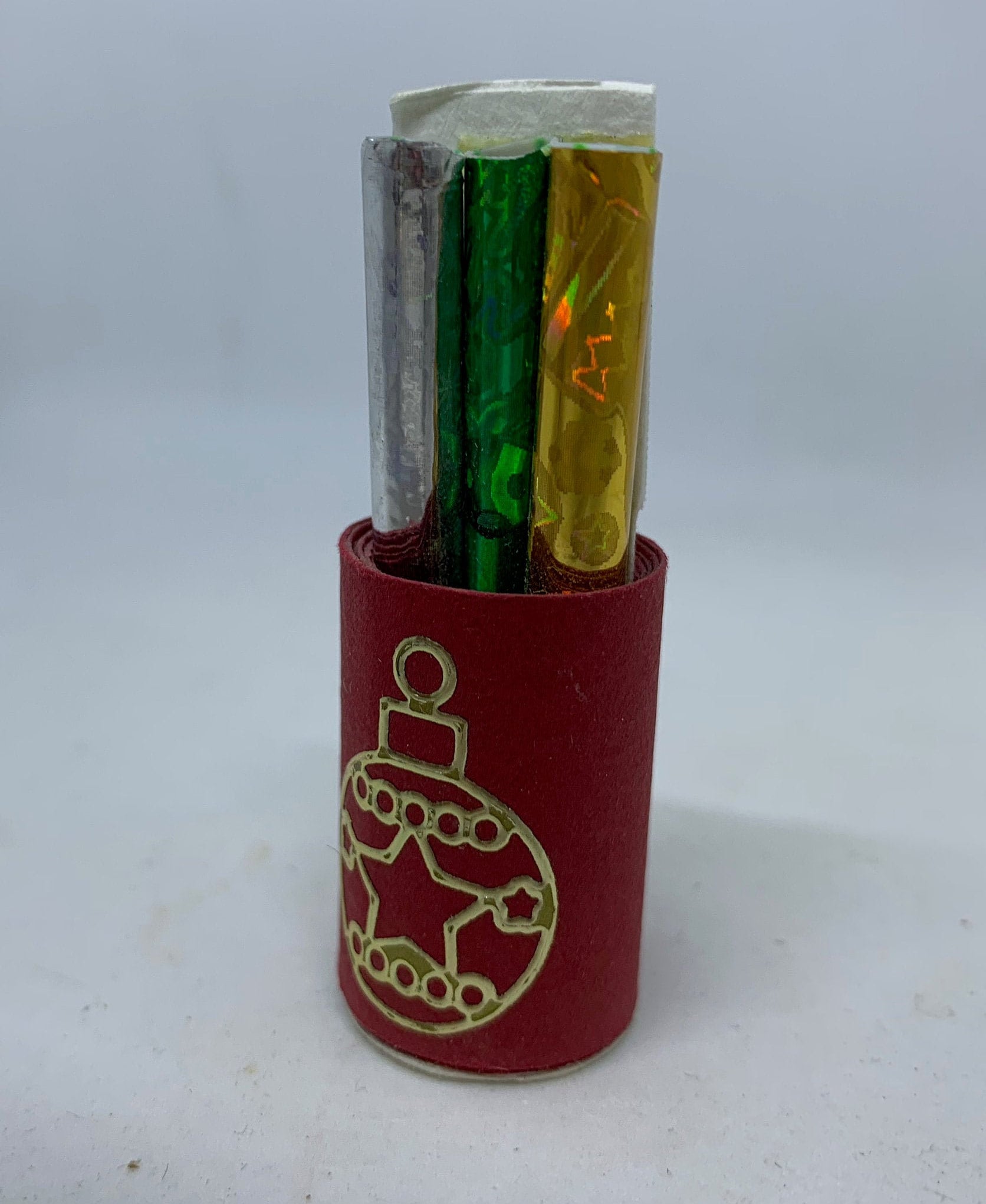 Dolls House Miniatures - Wrapping Paper Roll End Box