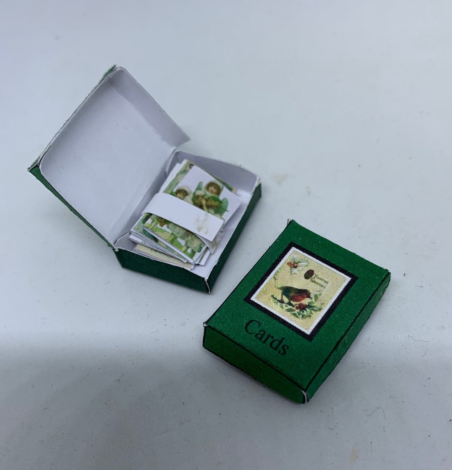 Dolls House Miniatures - Christmas Cards Box