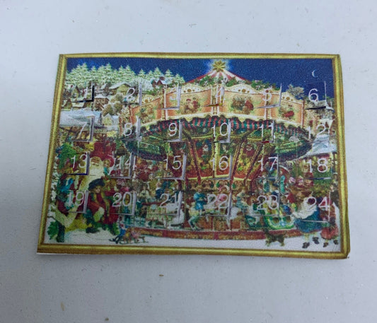 Dolls House Miniatures - Advent Calendar - Carousel