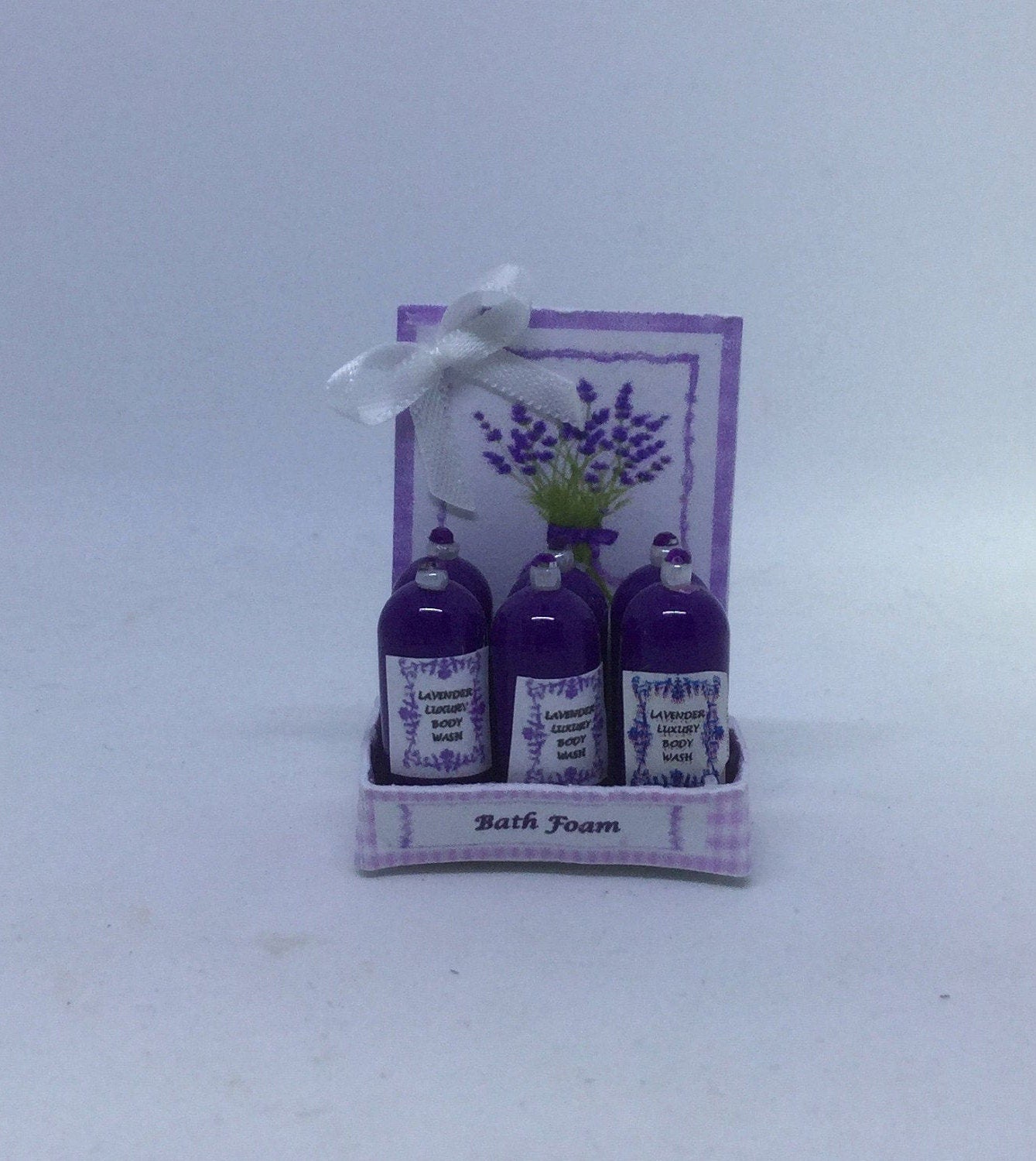 Dolls House Miniatures - Lavender Toiletries Collection
