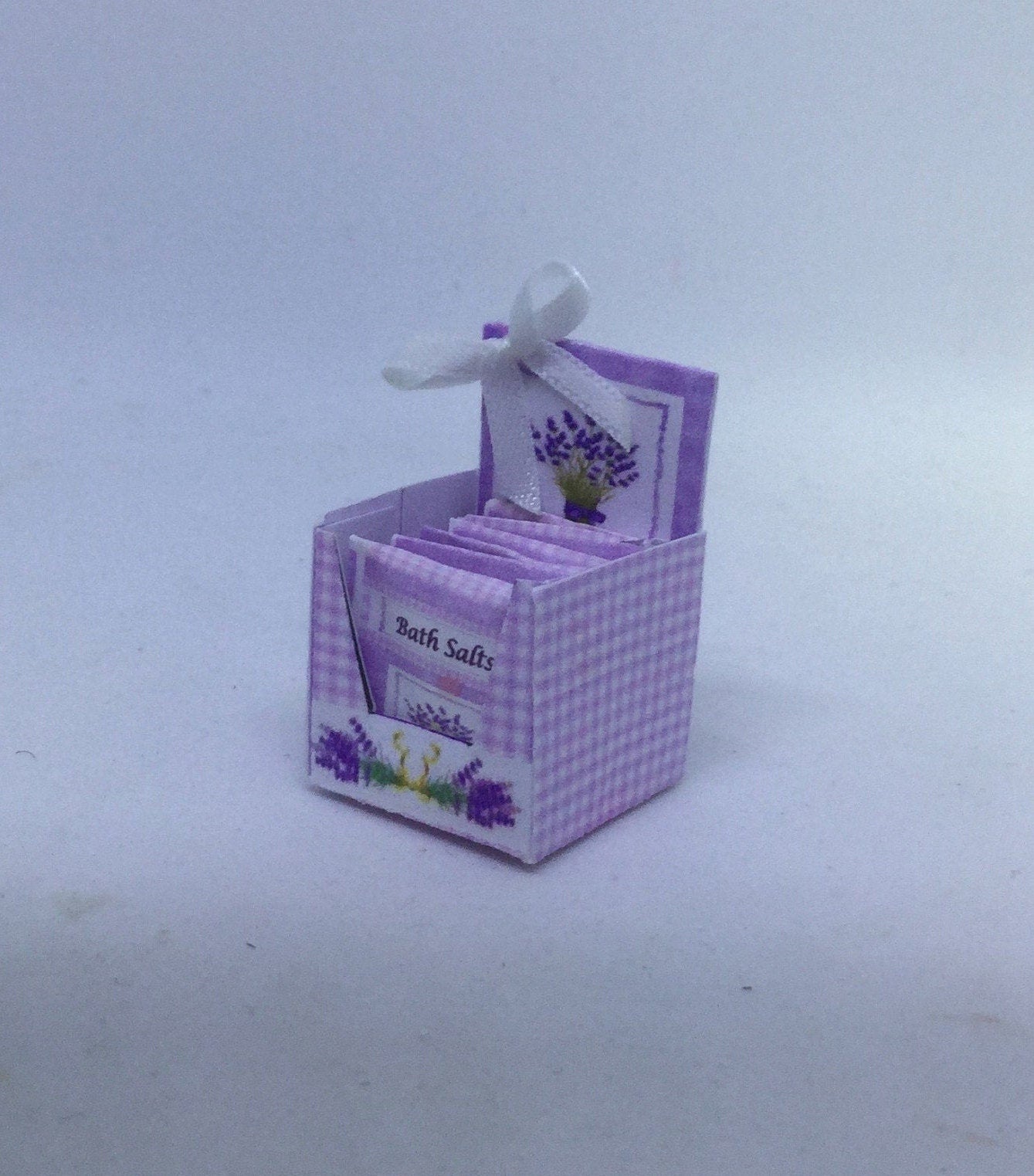 Dolls House Miniatures - Lavender Toiletries Collection