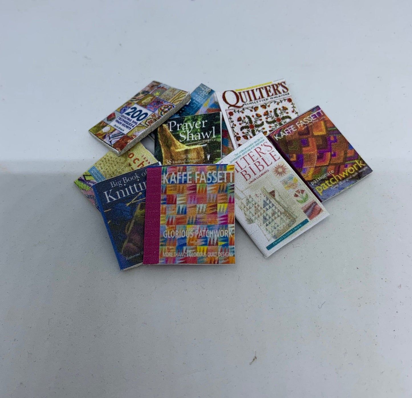 Dolls House Miniatures  - Sewing Books x10
