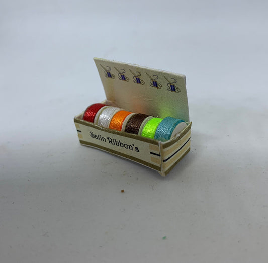 Dolls House Miniatures - Ribbon Roll Counter