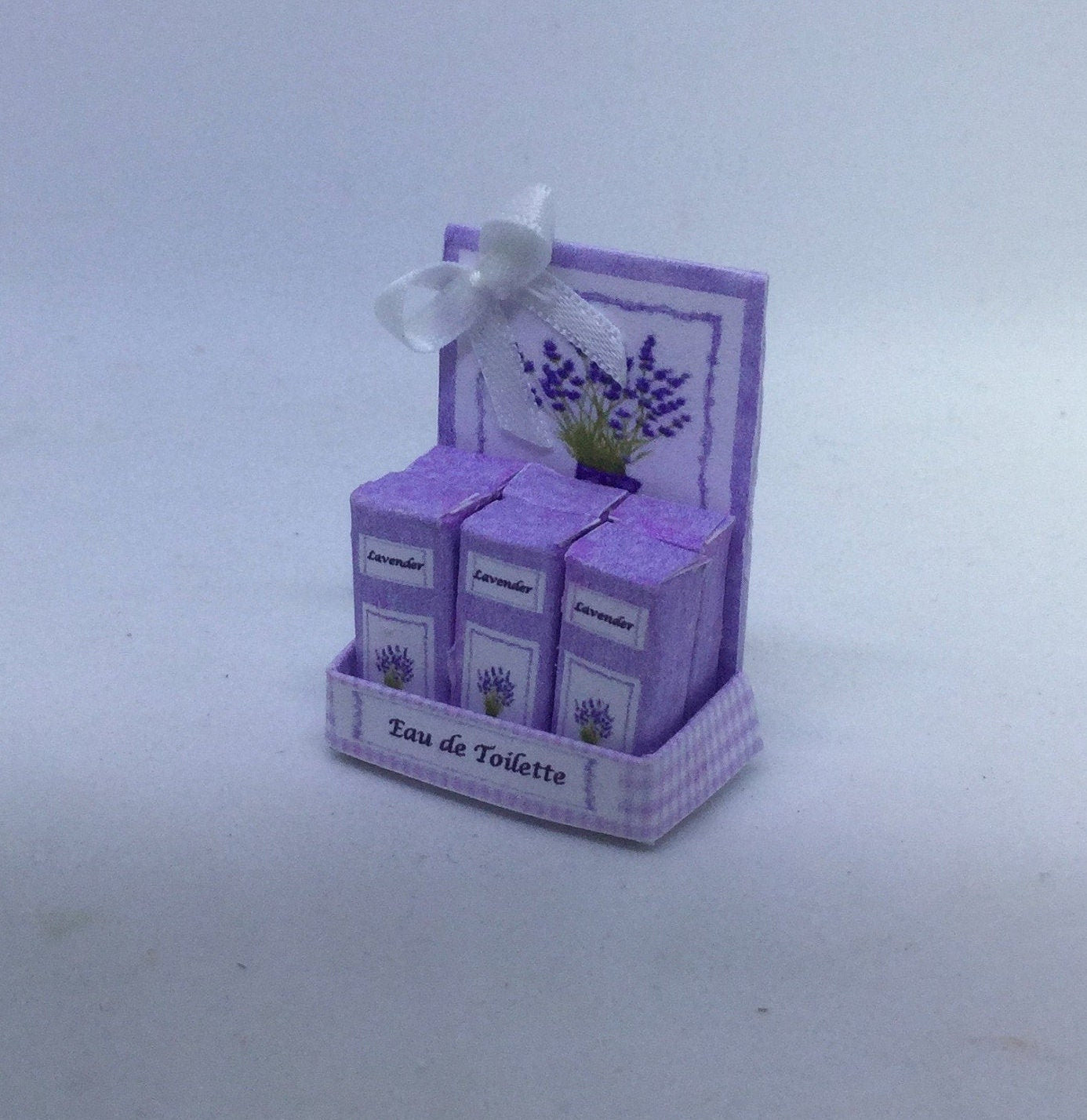 Dolls House Miniatures - Lavender Toiletries Collection