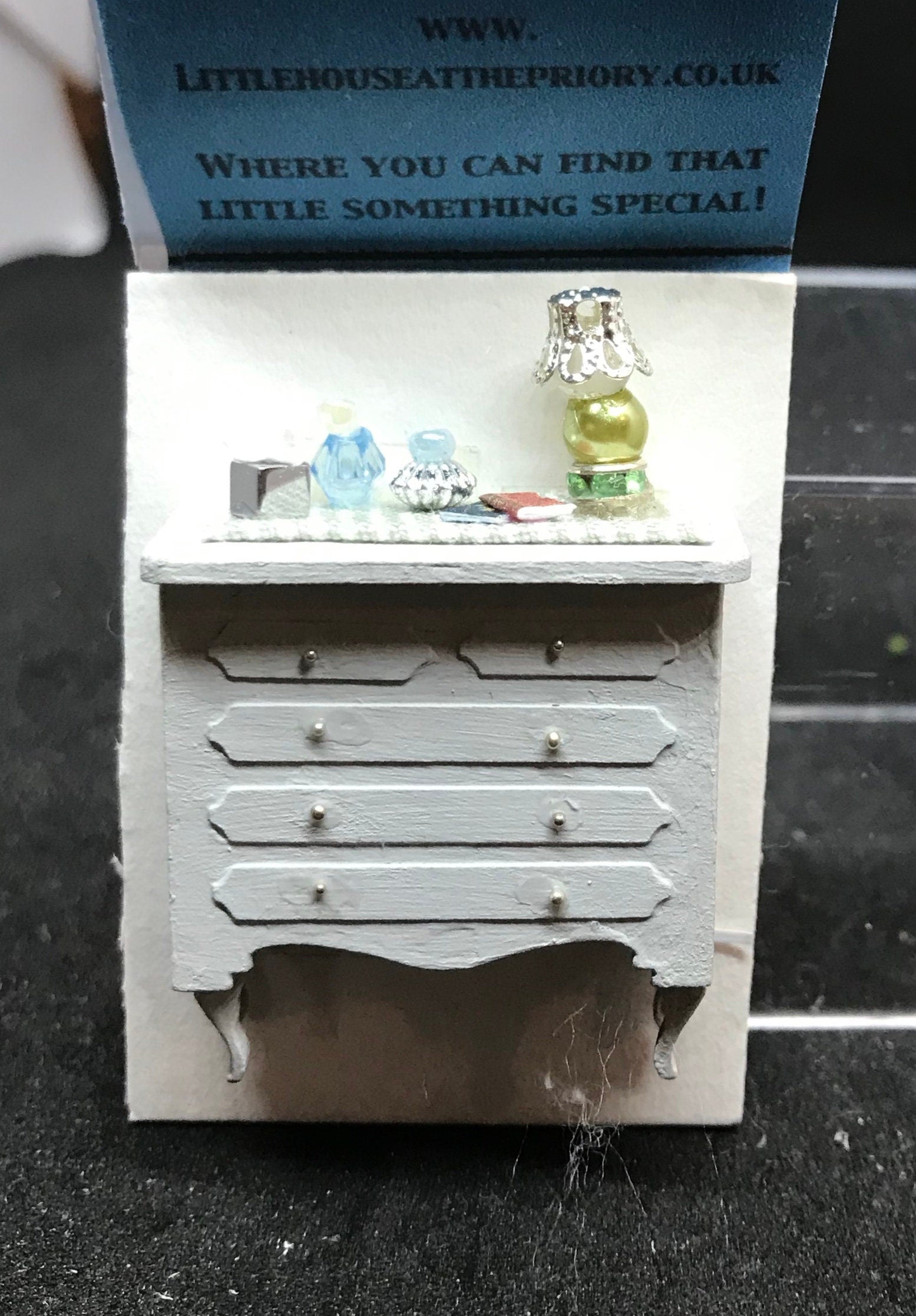 Dolls House Luxury Dressed 1/48th french drawers -