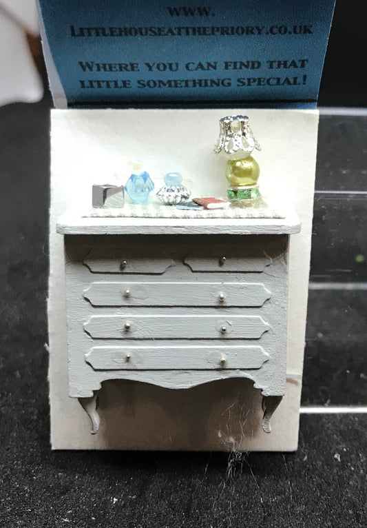 Dolls House Luxury Dressed 1/48th french drawers -