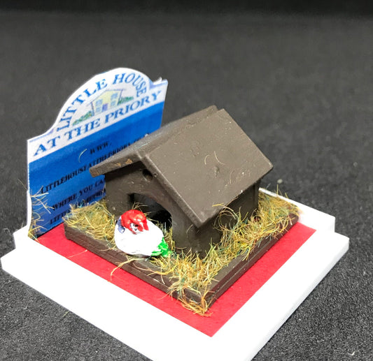 Dolls House Miniatures ( 1/48th - 1:48th - 1/4" - Quarter Inch Scale )Luxury Dressed   Duck House -