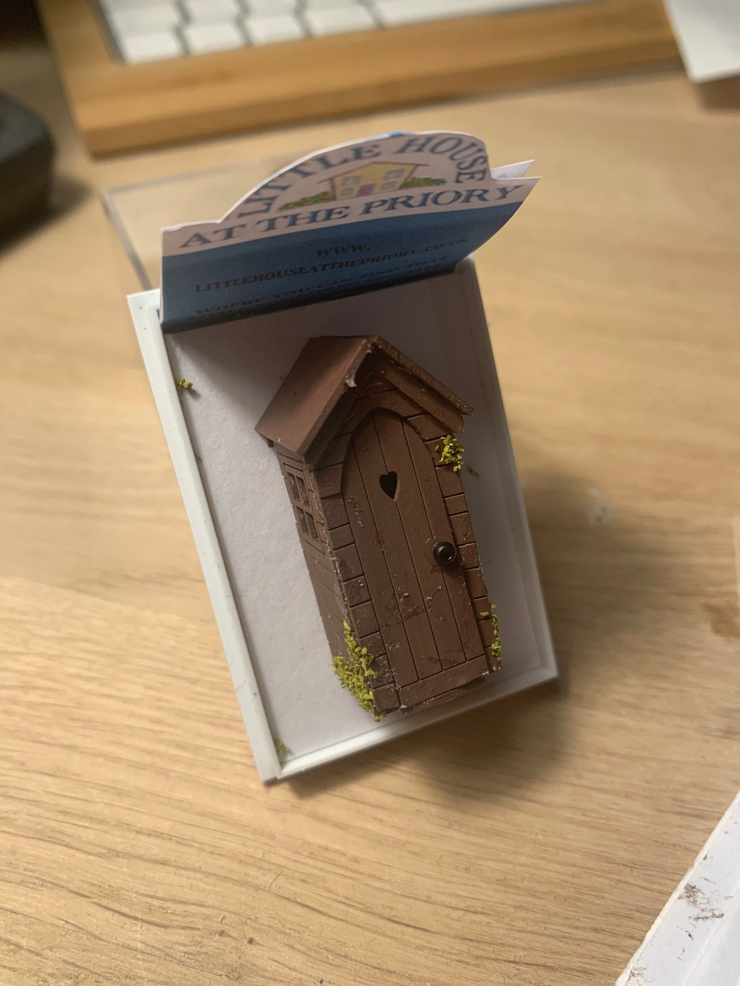 Dolls House Miniatures ( 1/48th - 1:48th - 1/4" - Quarter Inch Scale )Luxury Dressed   Potting Shed -