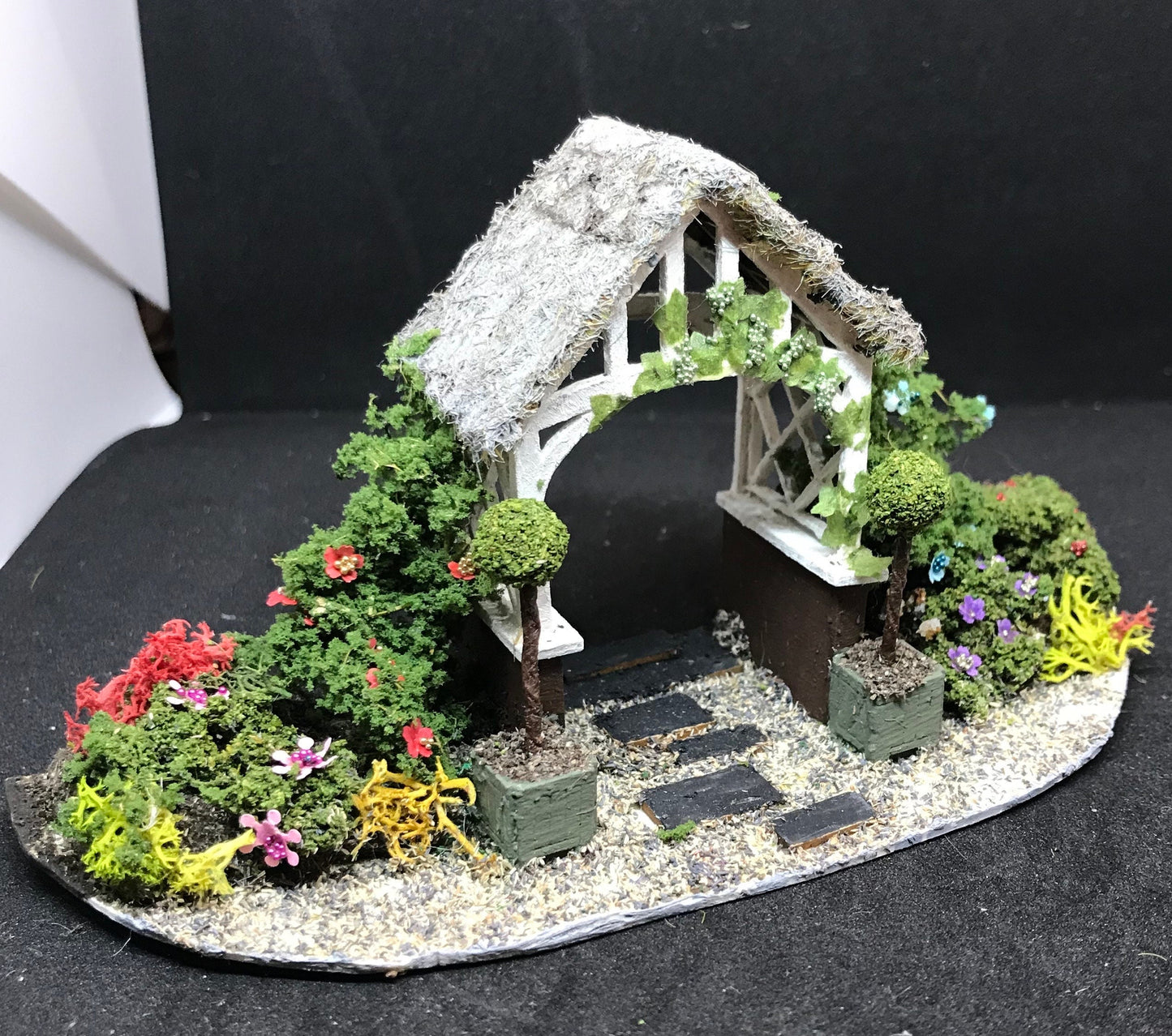 Dolls House Miniatures ( 1/48th - 1:48th - 1/4" - Quarter Inch Scale )  Hand Made Arch for Front Doorway