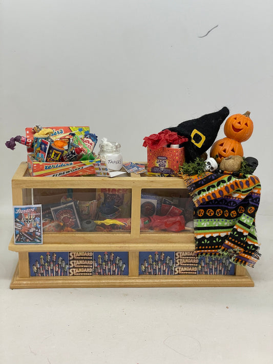 Dolls House Miniatures - 1/12th Fireworks / Halloween Counter
