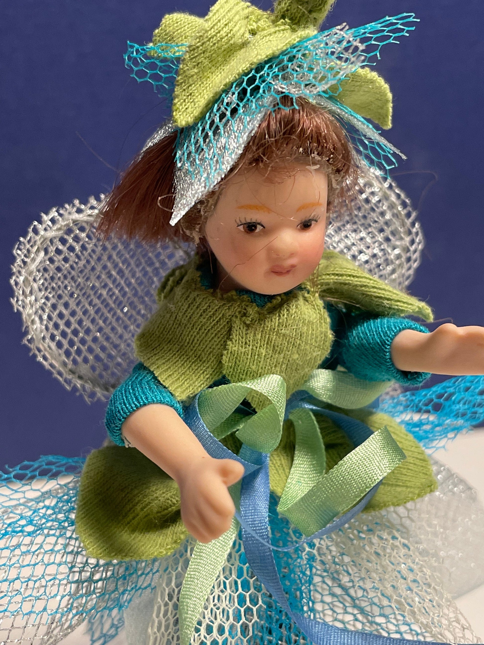 Dolls House Miniatures - 1/12th dolls in Fancy Dress - fairy