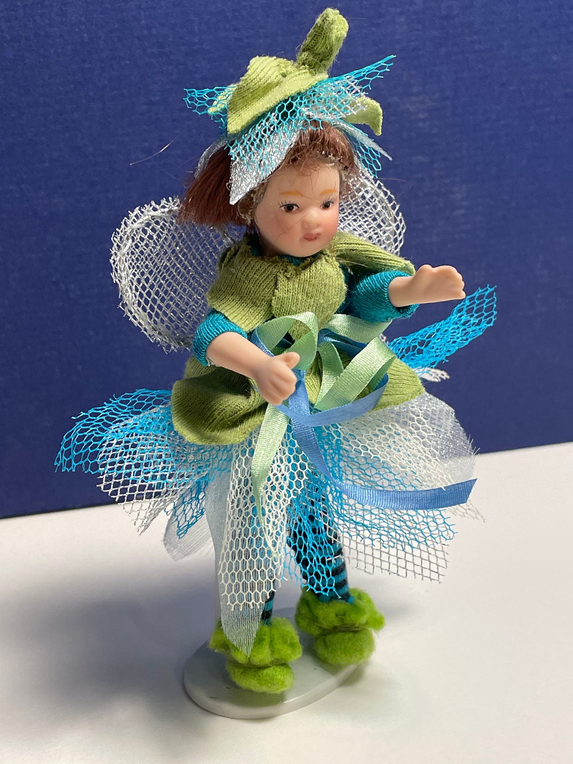 Dolls House Miniatures - 1/12th dolls in Fancy Dress - fairy
