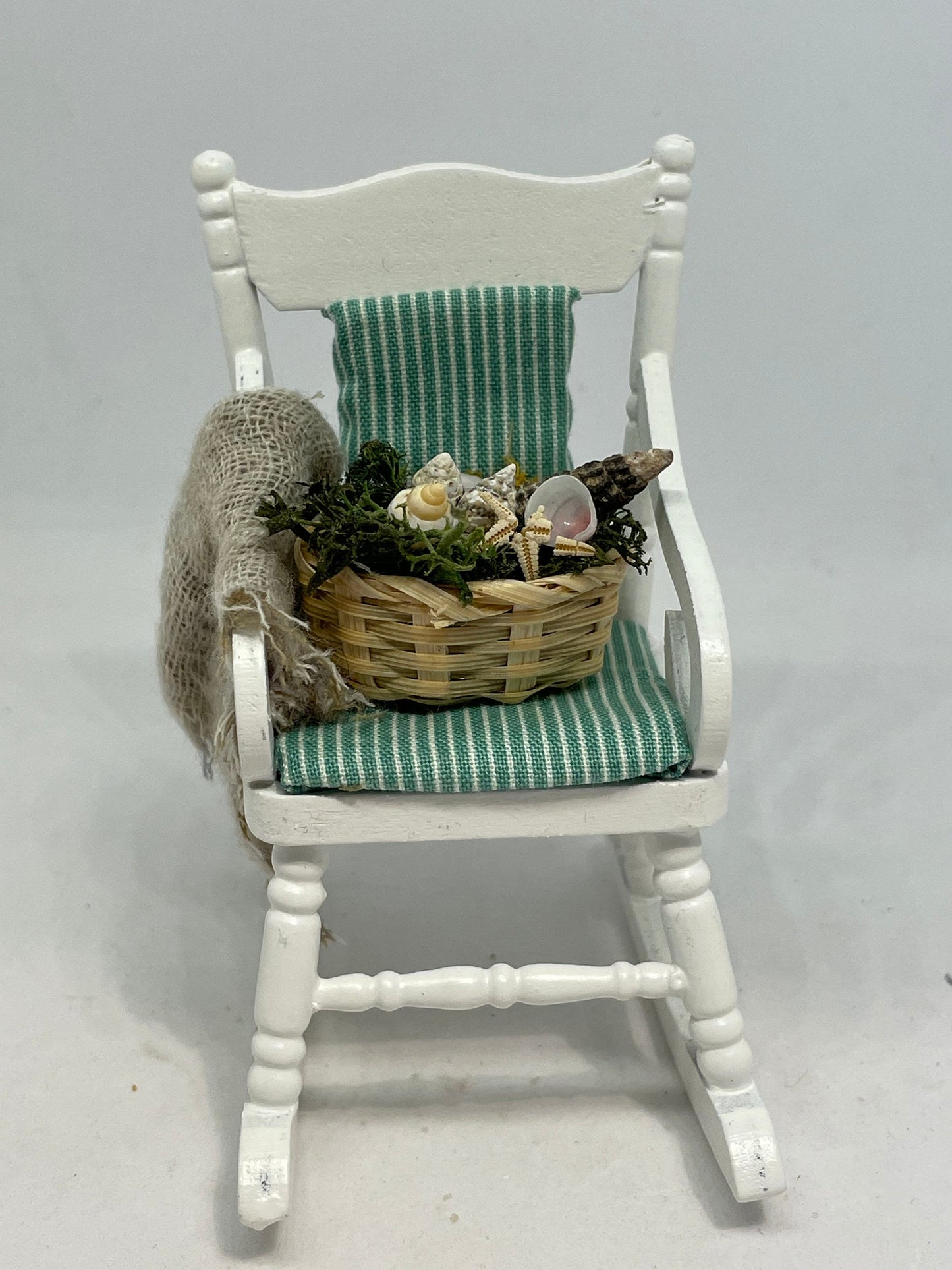 Dolls House Miniatures - Seaside Rocking Chair