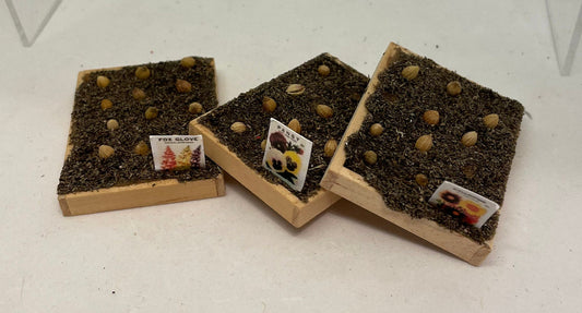 Dolls House Miniatures - Garden Bulb Tray x1