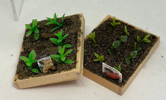 Dolls House Miniatures - Garden Seed Tray x1