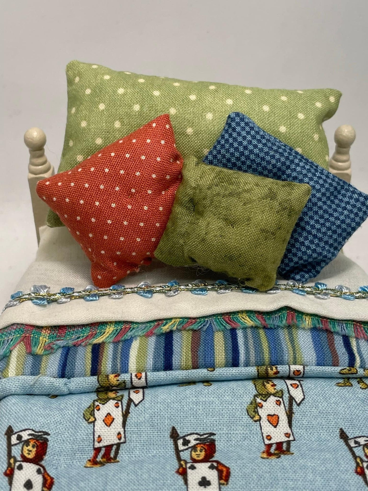 Dolls House Luxury Dressed 1/12th Single Bed - Eric