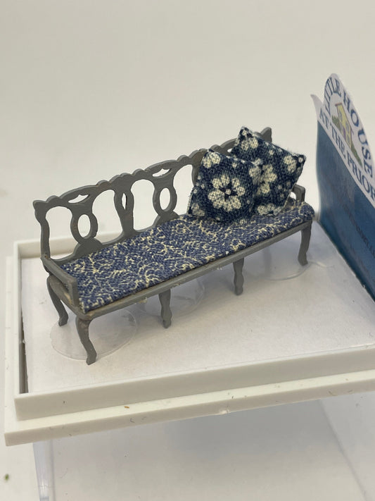 Dolls House  - Handmade   elegant Triple Seat/ Chair