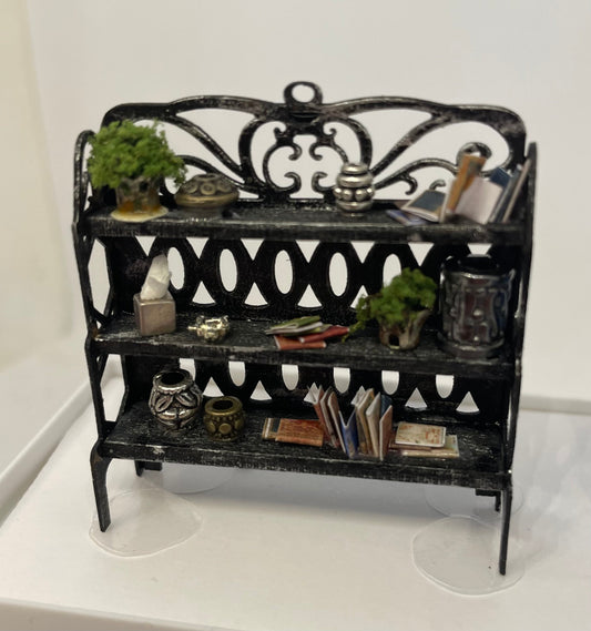 Dolls House Miniatures - Handmade 1/48th Decorative Shelves (1/4inch )