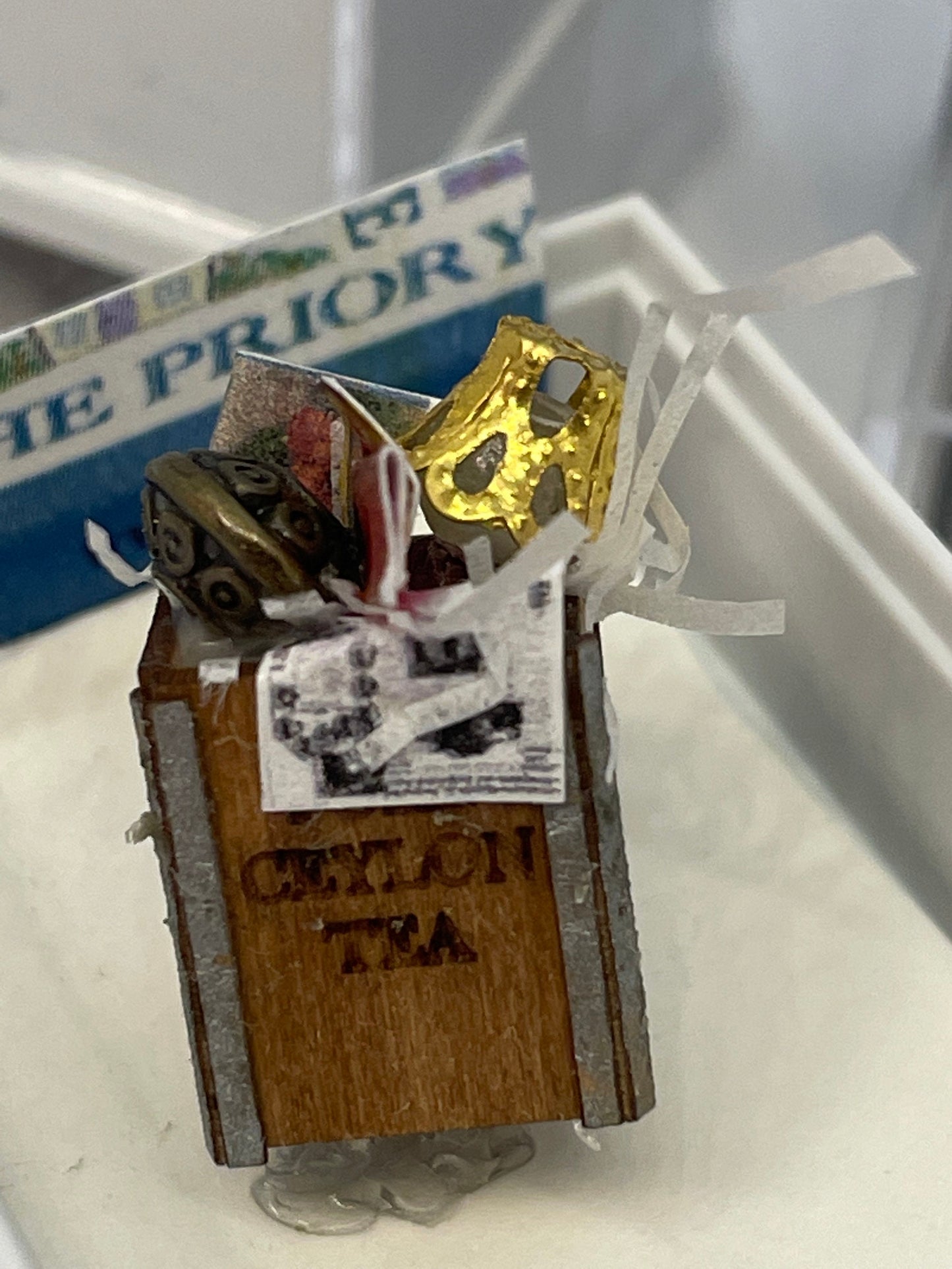 Dolls House Miniatures - Handmade 1/48th (1/4inch)  Attic Box