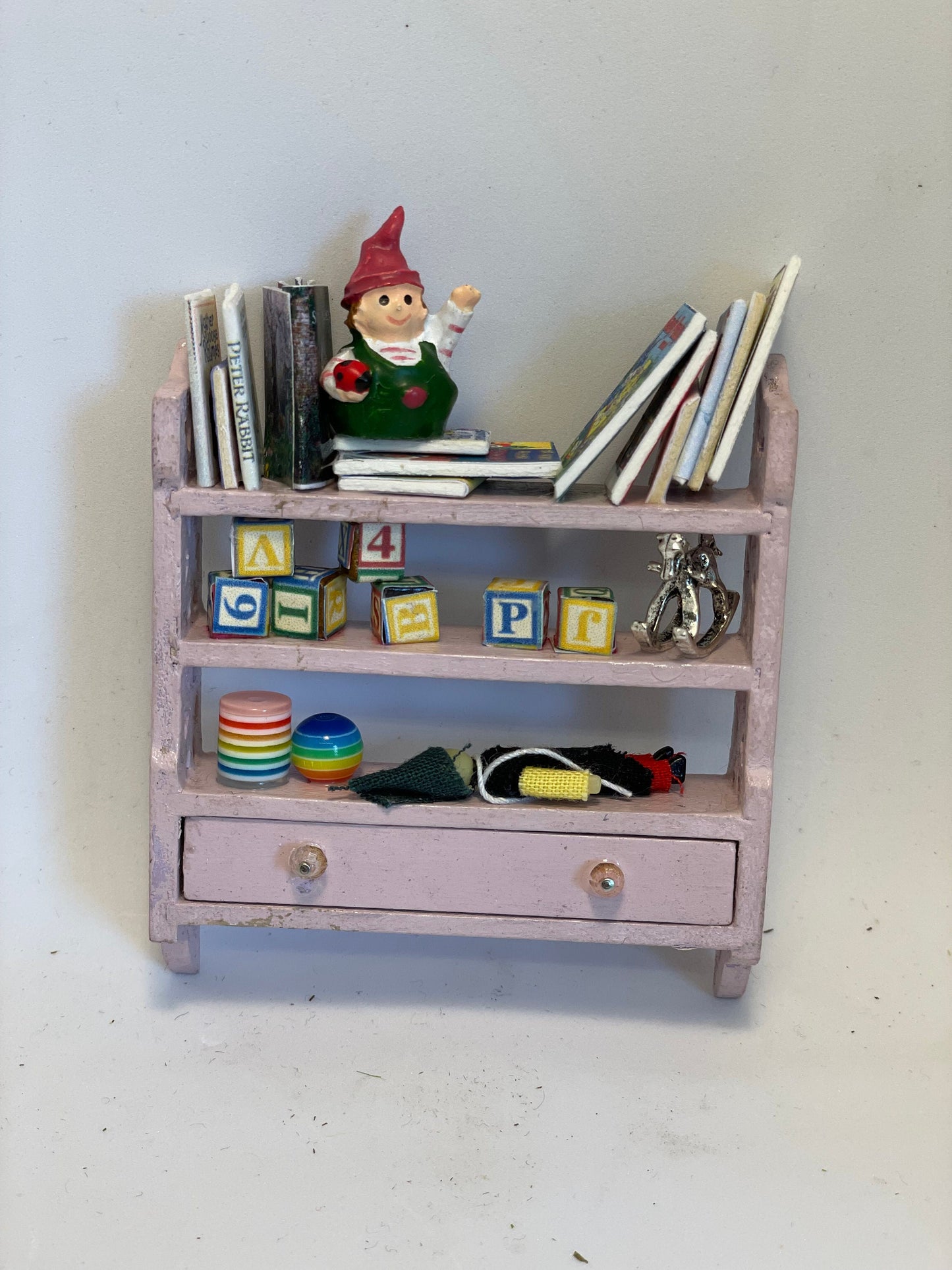 Dolls House Miniatures -  Mini Baby shelf (6 options)