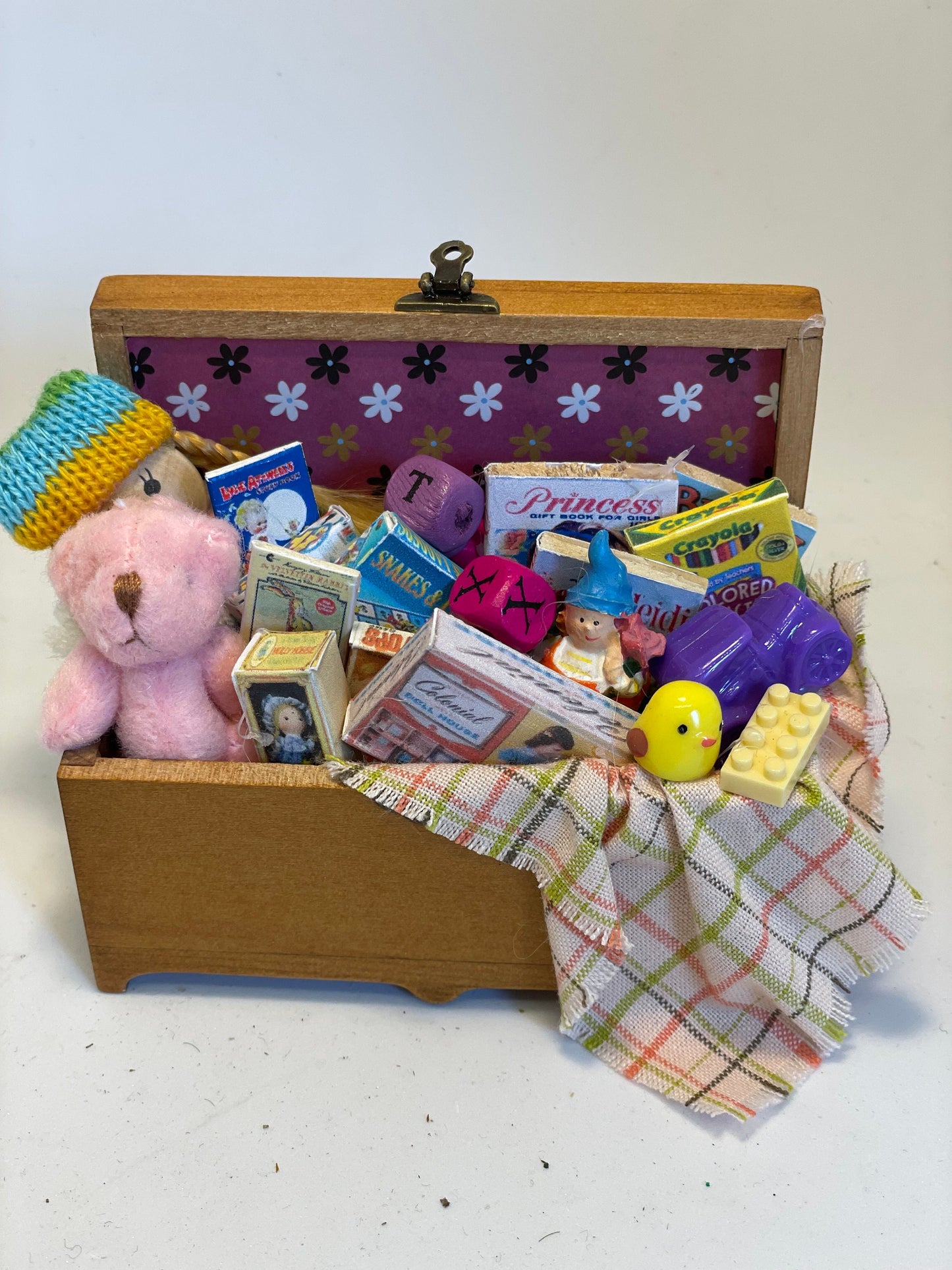 Dolls House Miniatures -  Toy Box