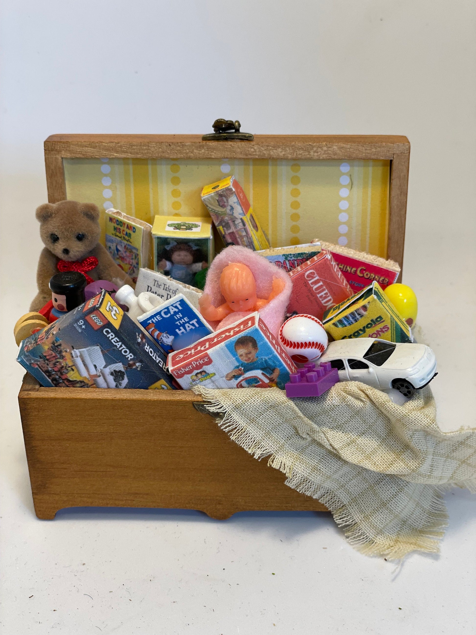 Dolls House Miniatures -  Toy Box