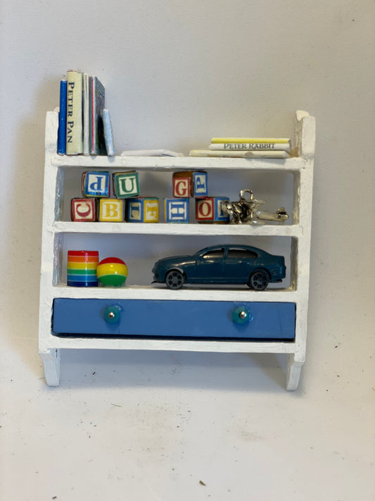 Dolls House Miniatures -  Mini Baby shelf (6 options)