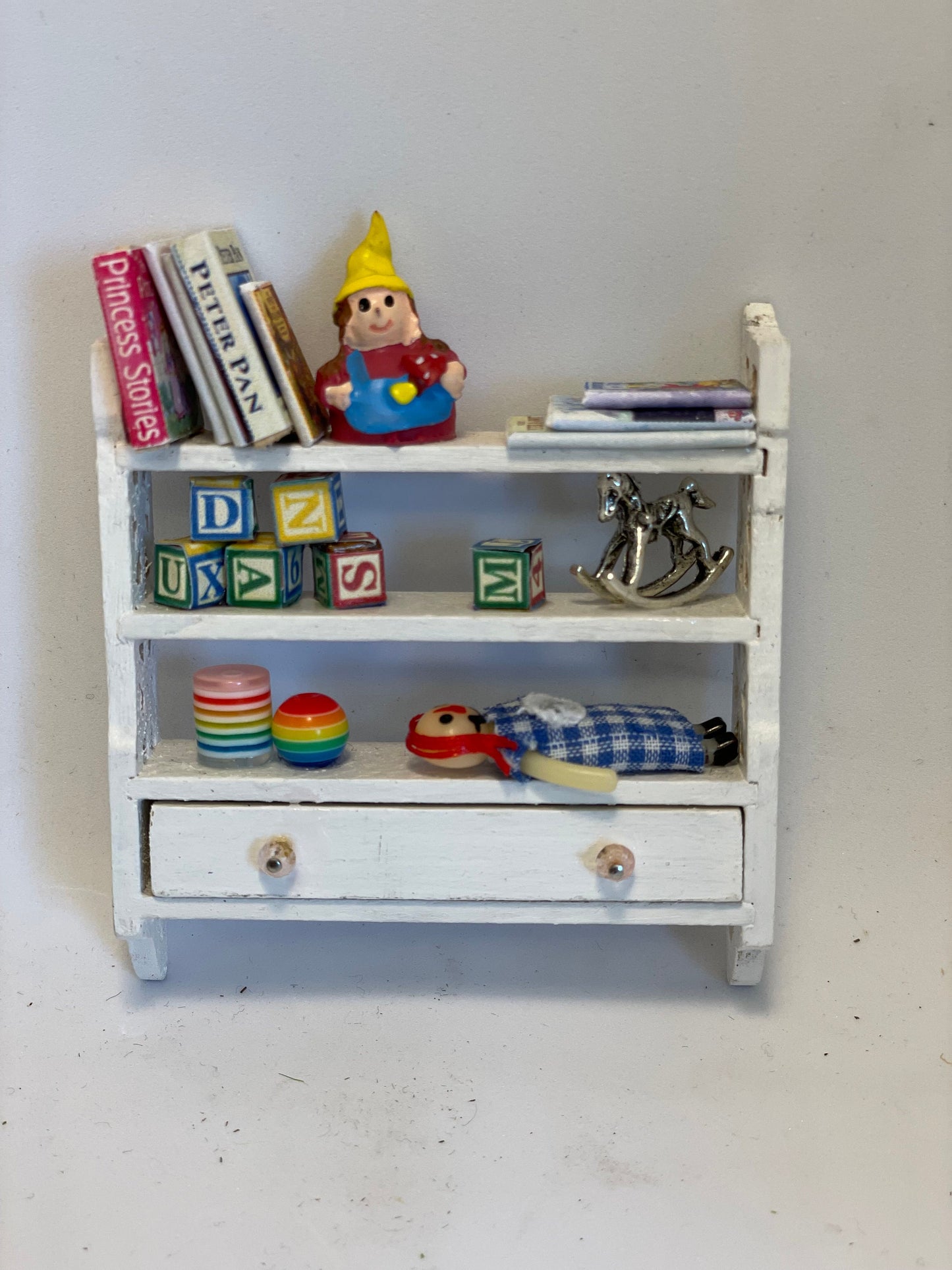 Dolls House Miniatures -  Mini Baby shelf (6 options)