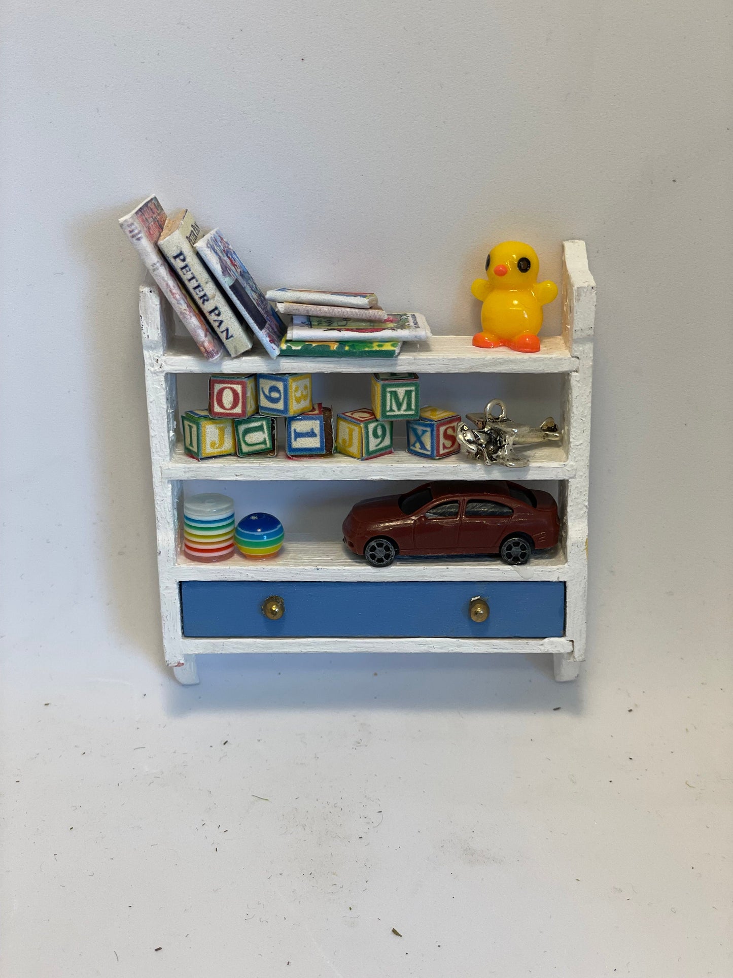 Dolls House Miniatures -  Mini Baby shelf (6 options)