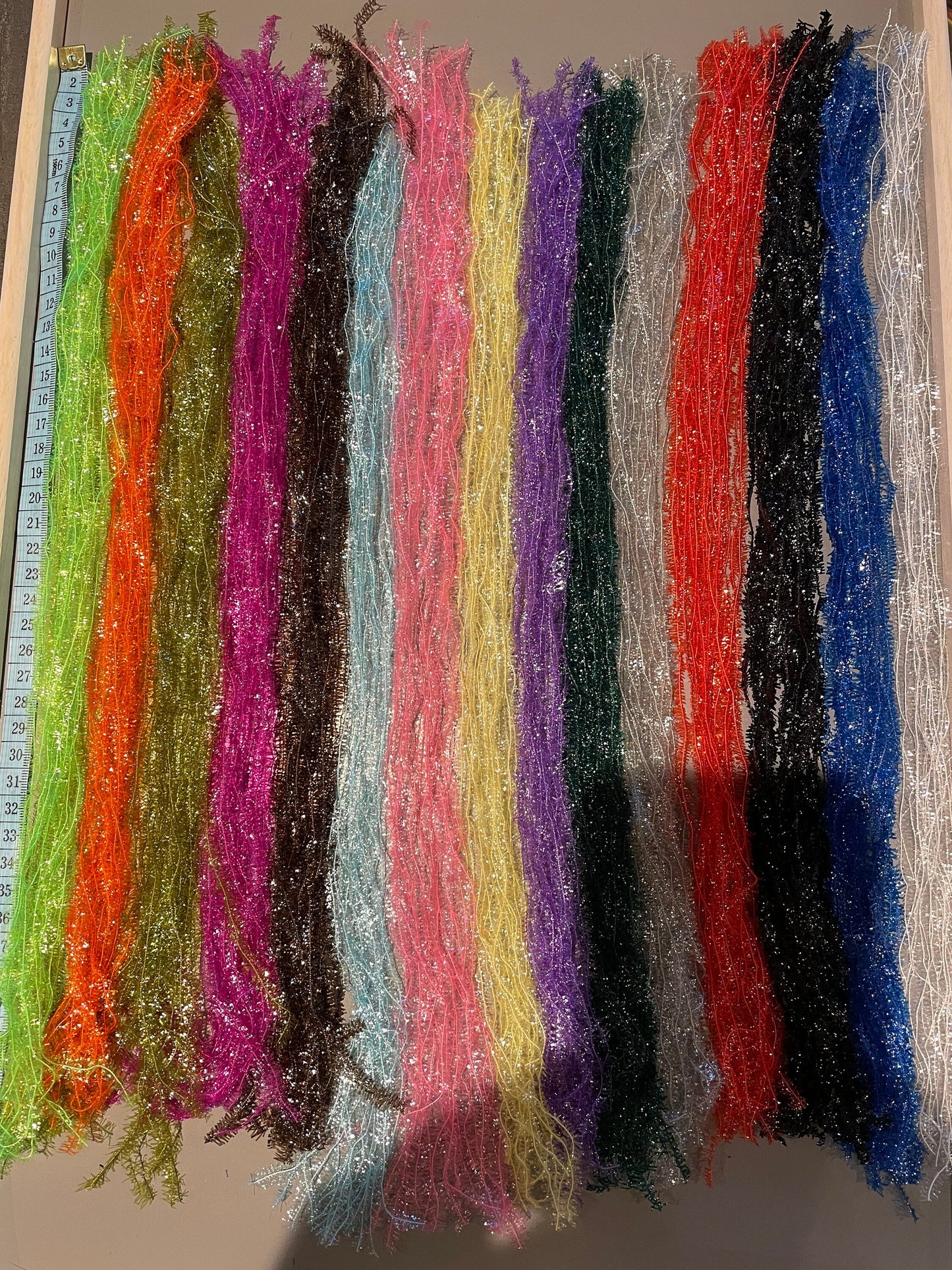 Dolls House Miniatures - Tinsel (micro/fine) x1 (15 colours available)