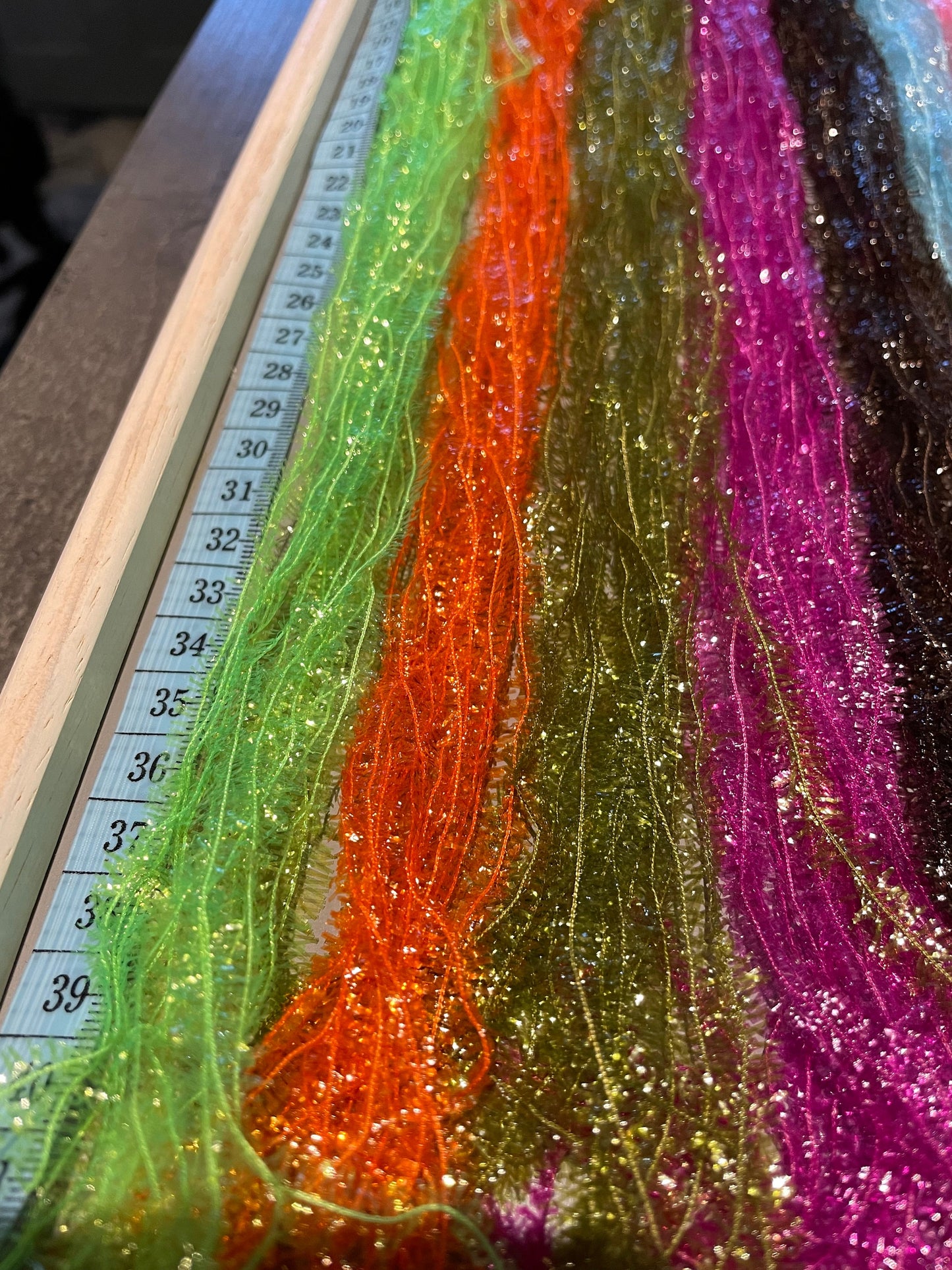 Dolls House Miniatures - Tinsel (micro/fine) x1 (15 colours available)