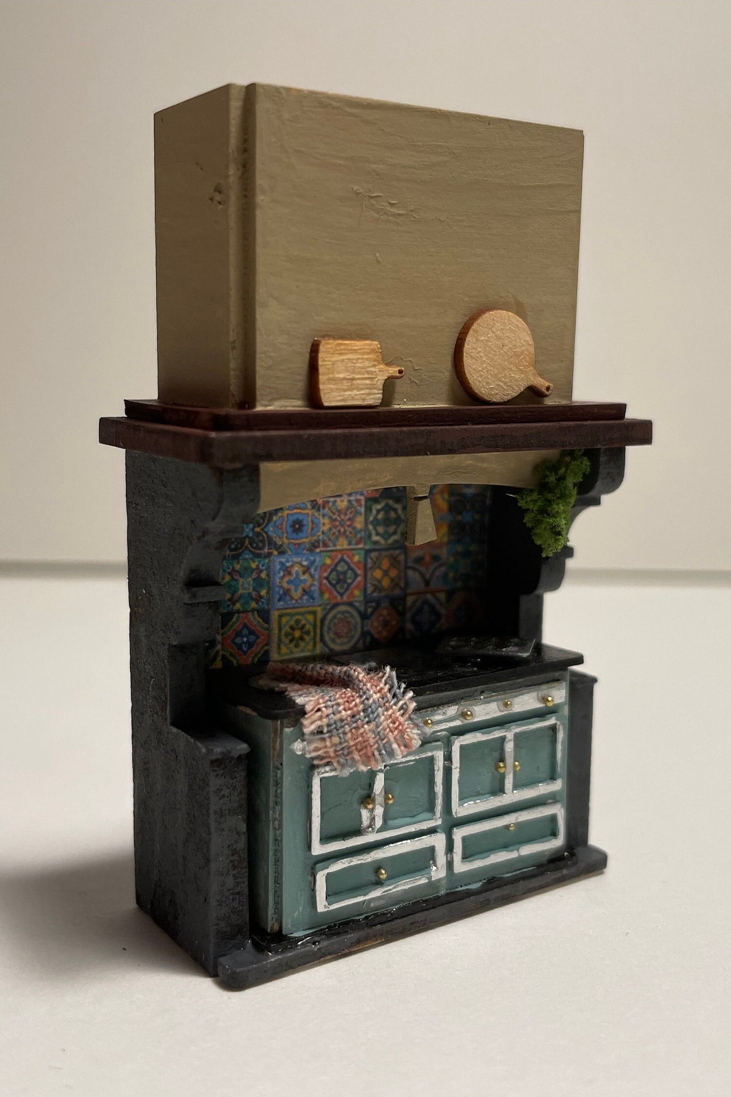 Dolls House 1/48th - Aga - Turquoise