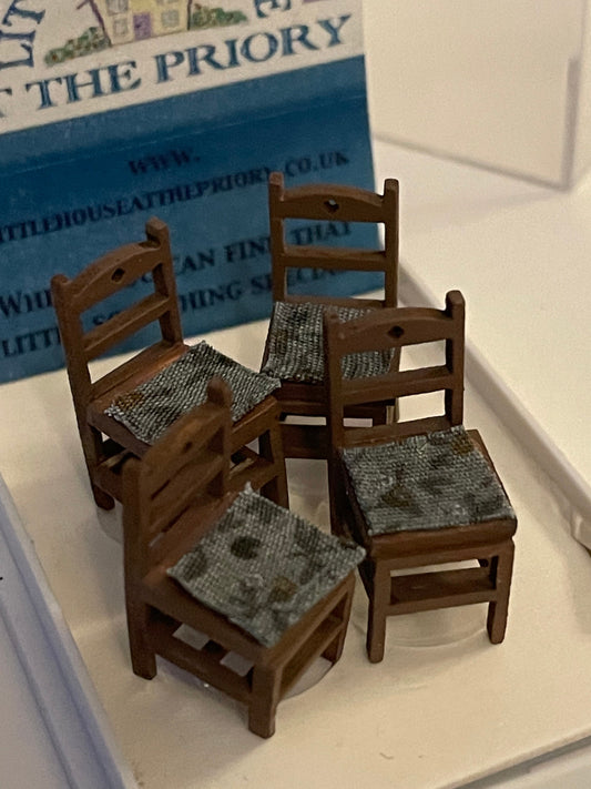 Dolls House 1/48th - s/4 Chairs