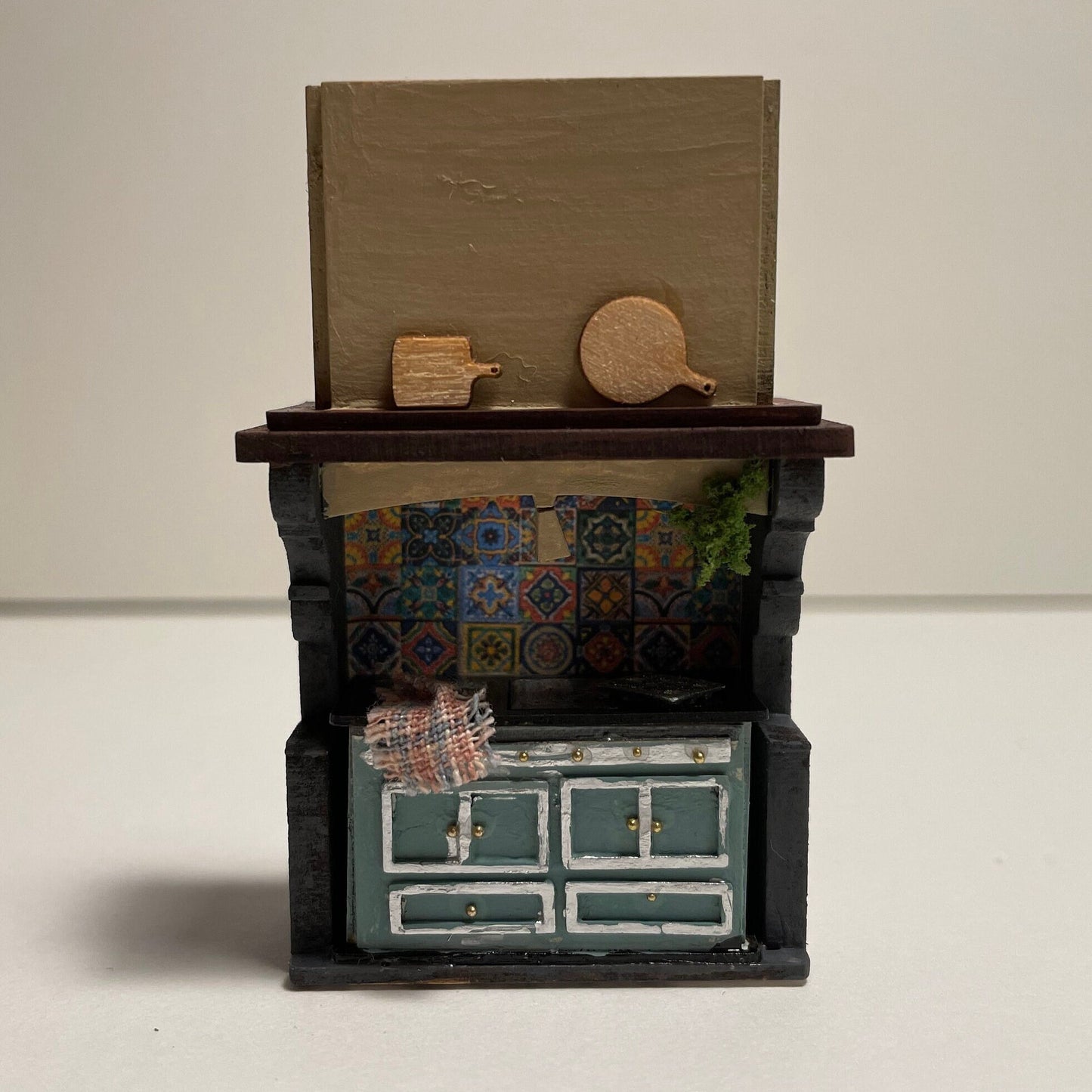 Dolls House 1/48th - Aga - Turquoise