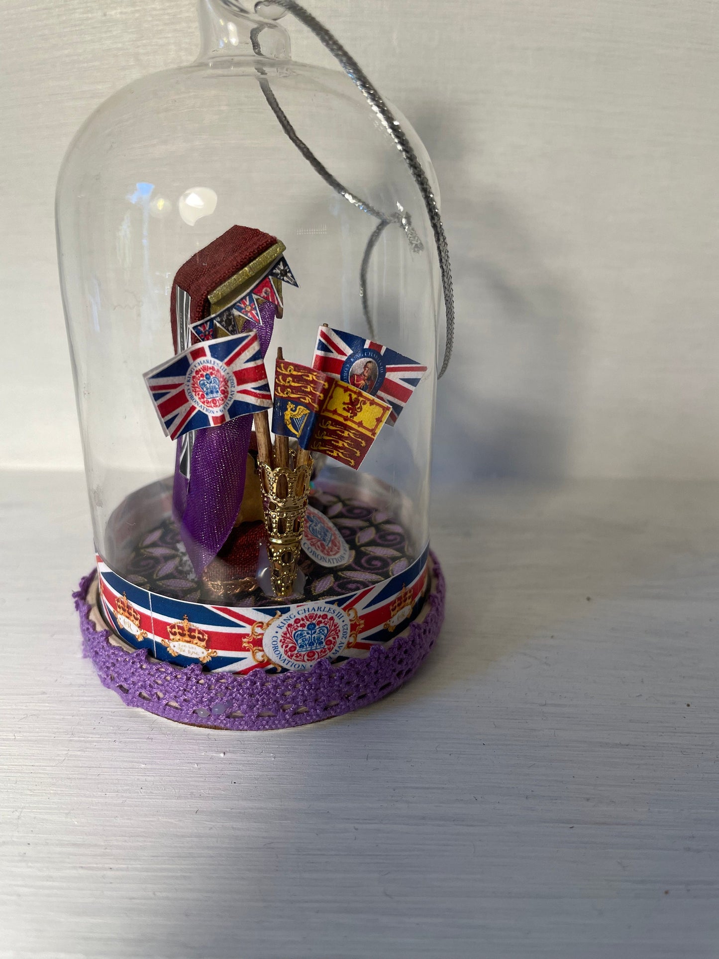 Commemorative Glass Dome - King Charles III coronation