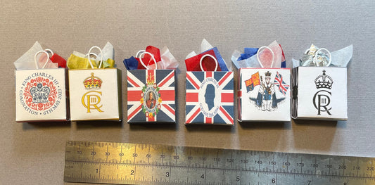 Dolls House Miniatures - Royal - King Charles III coronation - bag x 1