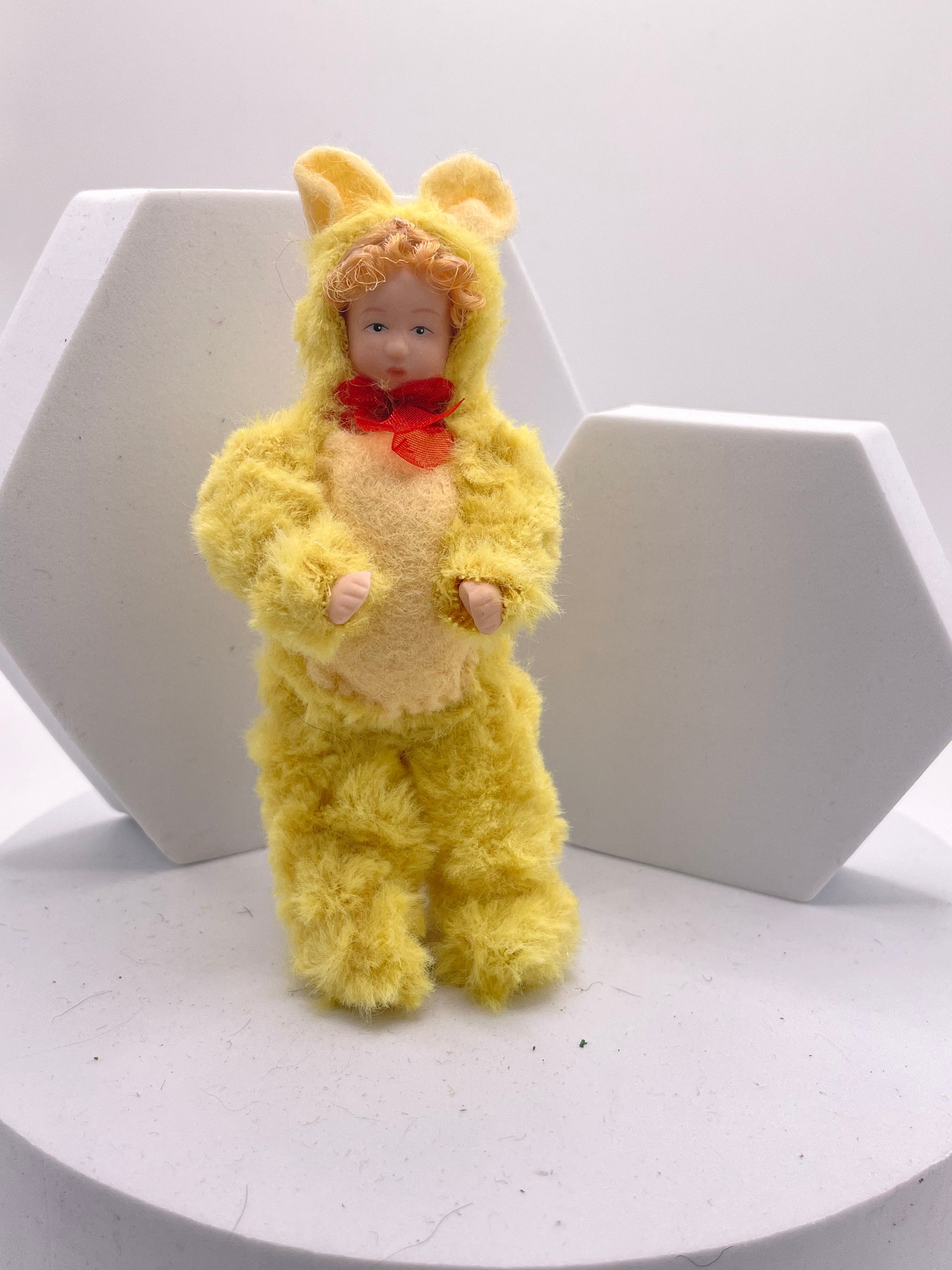 Dolls House Miniatures - 1/12th dolls in Fancy Dress - Theo the Teddy