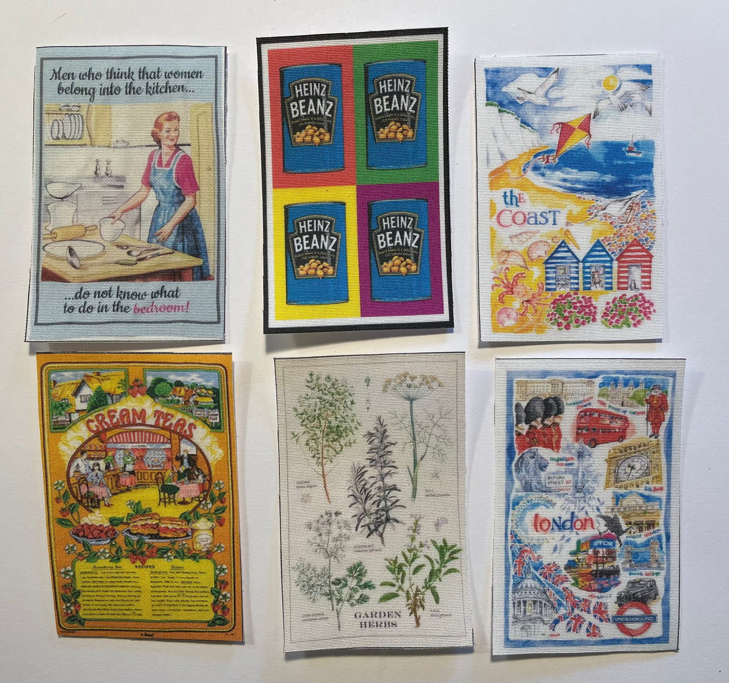 Dolls House Miniatures - 1/12th Kitchen Tea Towel x 1 (28 options)