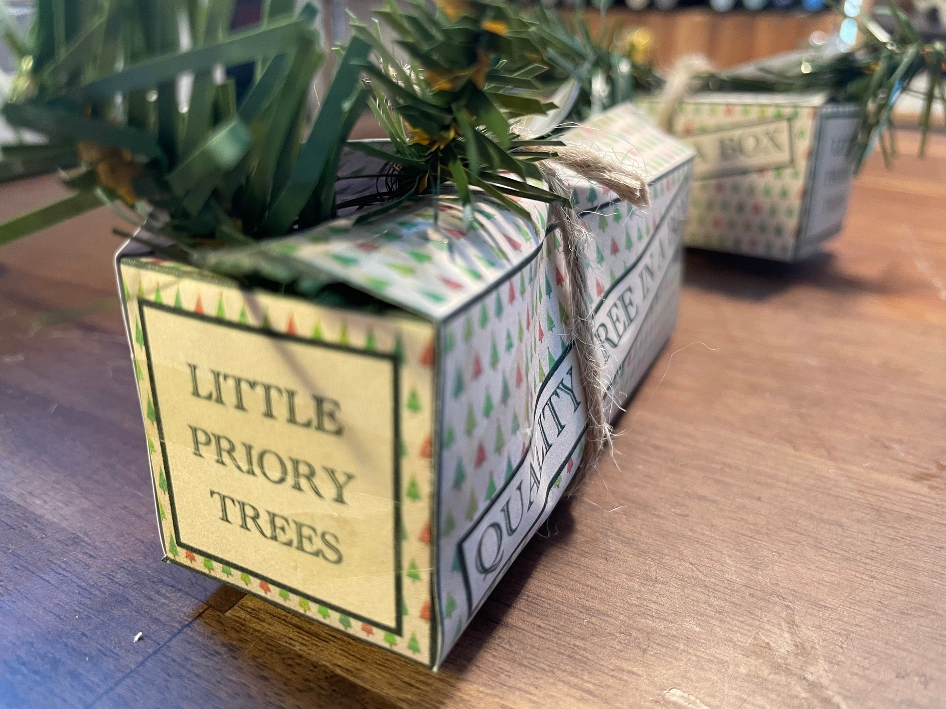 Dolls house Miniatures - Christmas Tree in box (display only)