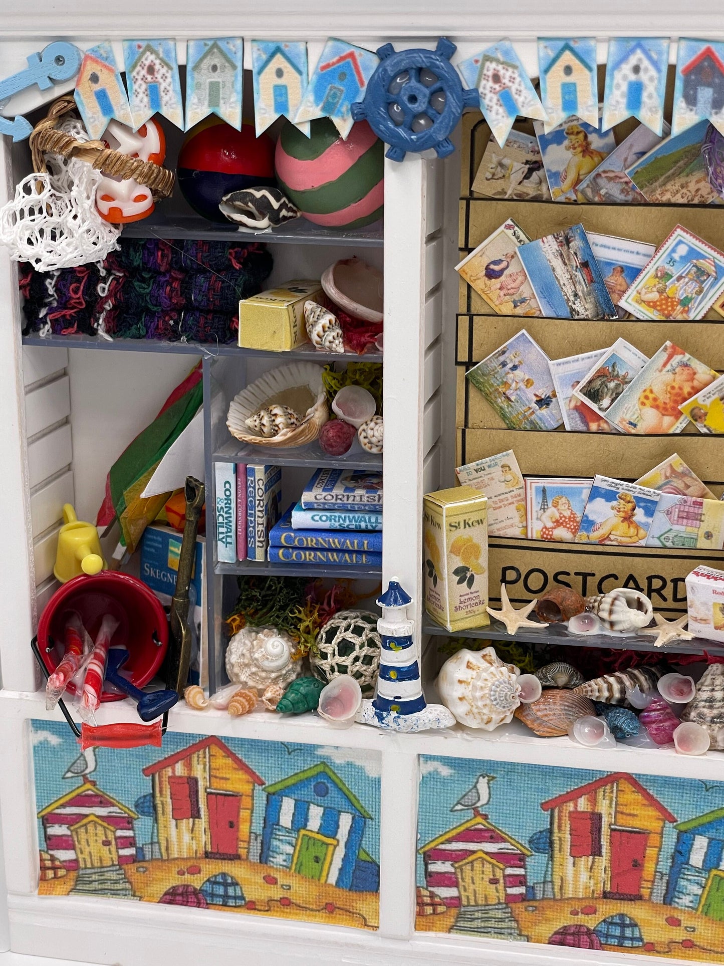 Dolls House Miniatures - 1/12th Seaside shop shelf