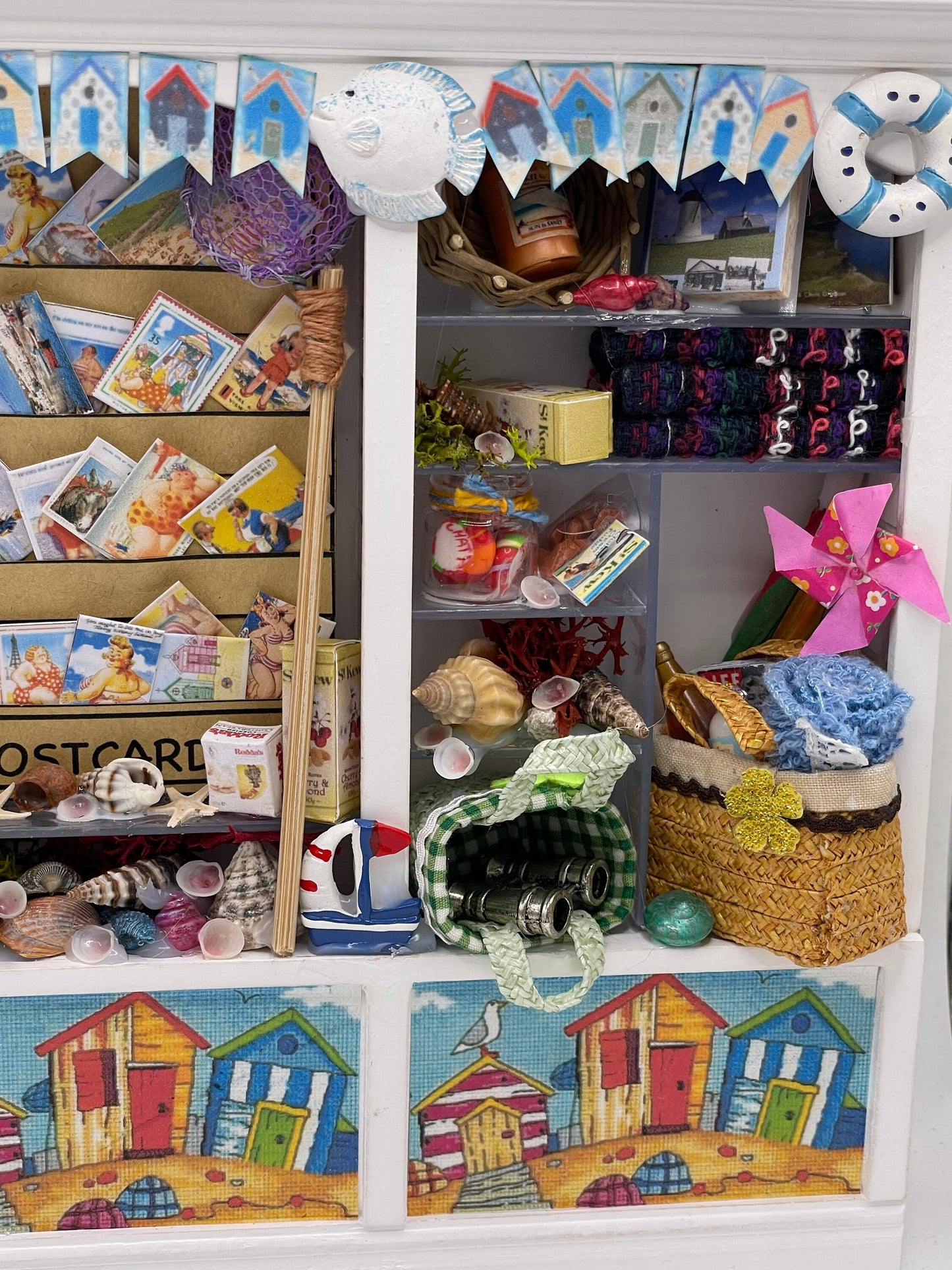 Dolls House Miniatures - 1/12th Seaside shop shelf