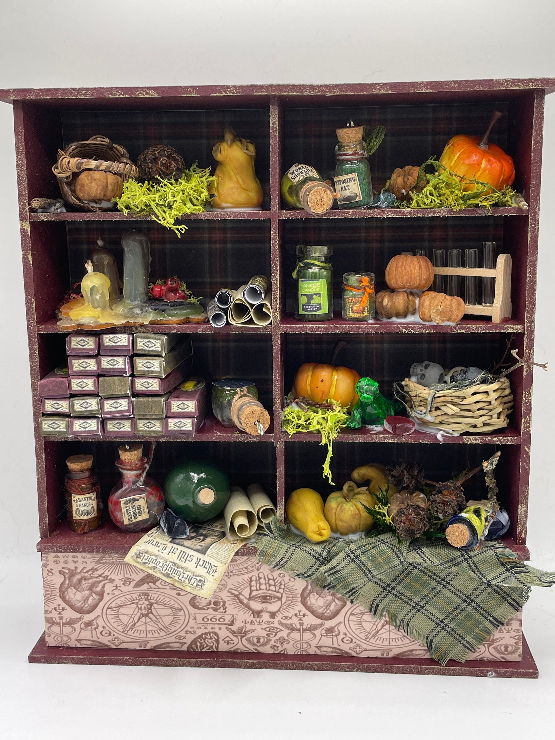 Dolls House Miniatures - 1/12th Spooky Shelves
