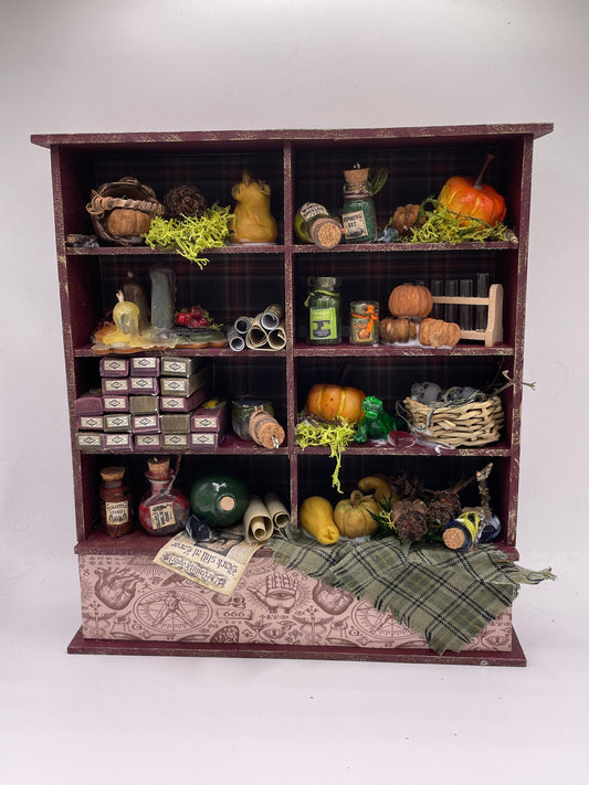 Dolls House Miniatures - 1/12th Spooky Shelves