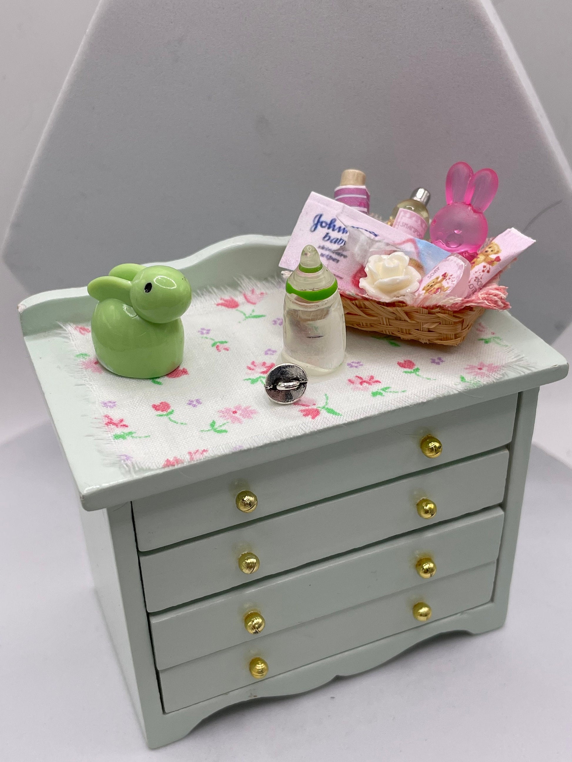 Dolls House Miniatures - 1/12th Baby Furniture (various pieces)   - Vera Collective